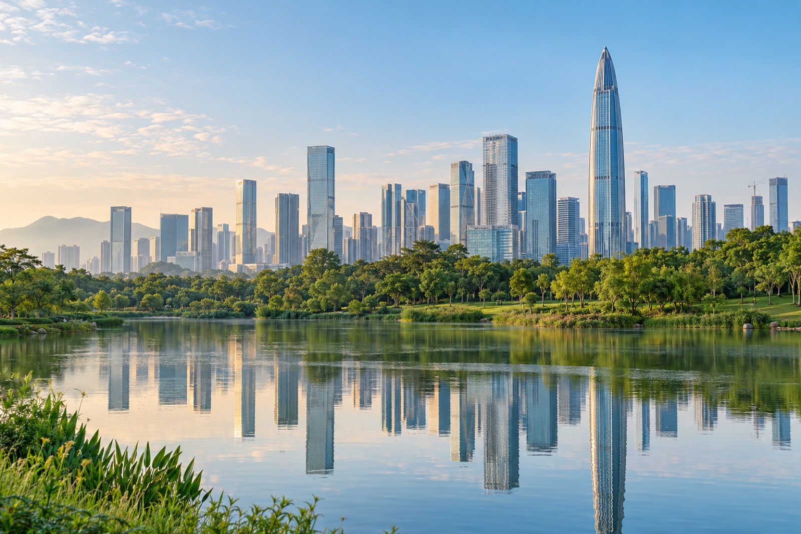 A panoramic view of Shenzhen